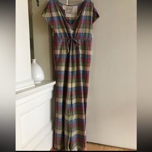 NWOT Ace & Jig “Suit Up” Jumpsuit - Madras - M